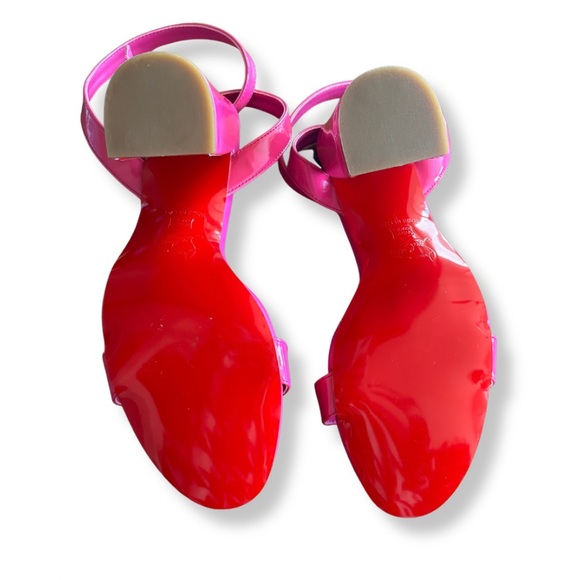 Christian Louboutin Miss Sabina 85 Pink Patent Sandals – Size 41 – Red Sole 👠 - Picture 10 of 13